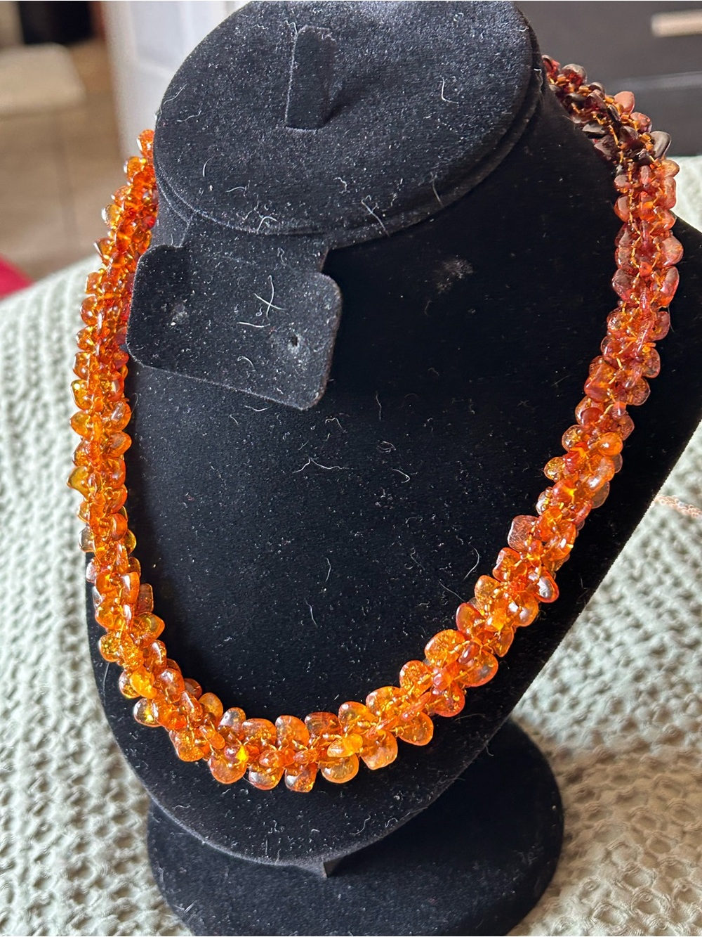Genuine Baltic Amber ombré choker Necklace